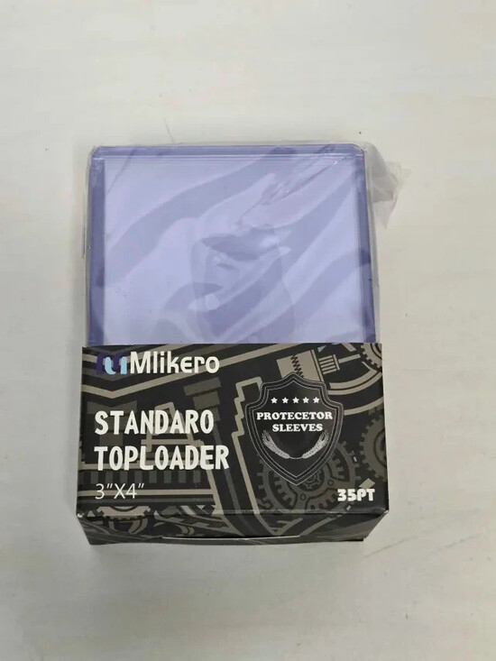 Accessories - Mlikero 3x4 Toploader 35PT 25 Pack Card Protectors & Sleeves Set for TCG Cards